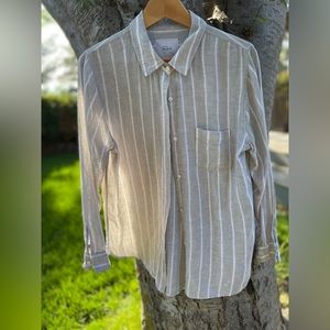 Women’s size M Charli Sage/White stripe Rails blouse